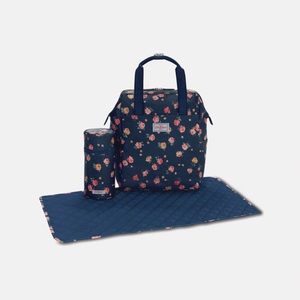 Cath Kidston London Wimbourne Rose Backpack Nappy Bag (Navy)